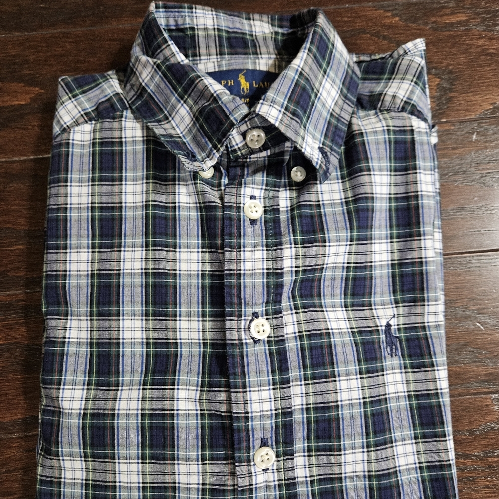 Boys Polo long sleeved button down
